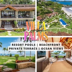 Beachfront Villa, Ocean Views, Resort Pools, Steps to Playa Flamingo